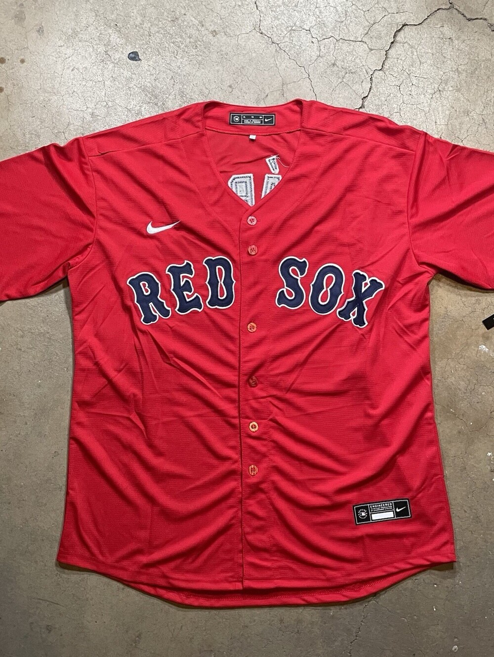 Ranger Suárez #55 Red Sox Red Sewn Stitched Jersey Size XL